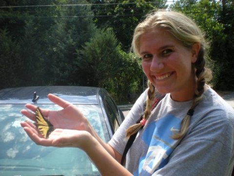 Like a butterfly, ready to flap her wings out of the cocoon!!