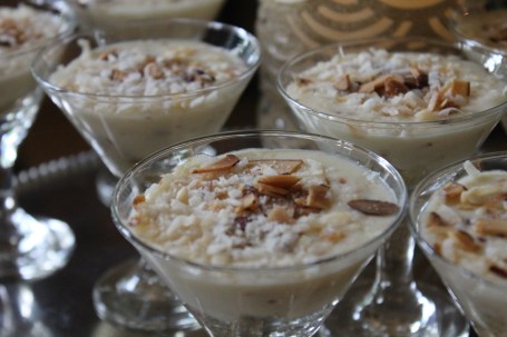 Toasted almond cake served in a martini glass?  Sure.